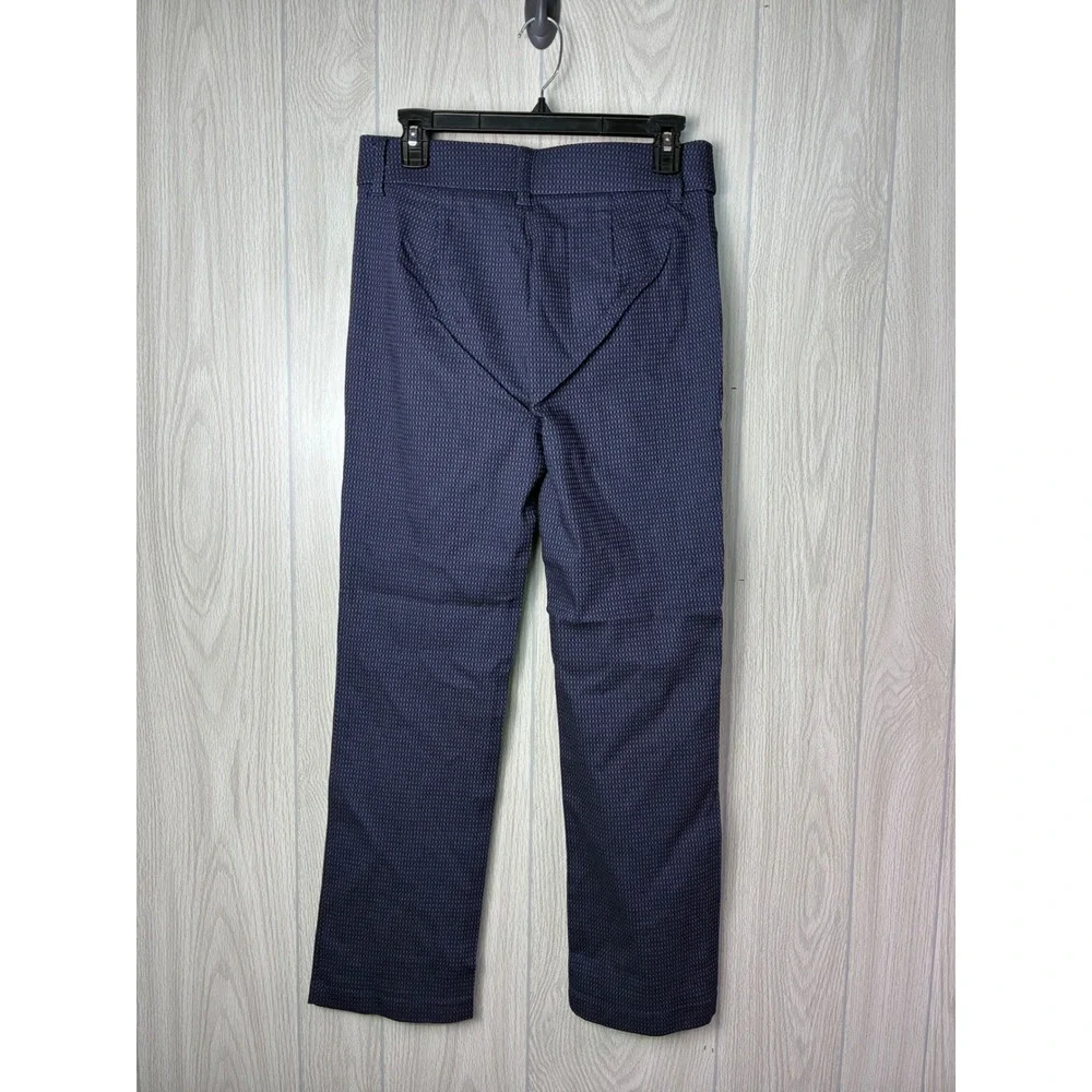 Maurices Boot Cut Mid Rise Bengaline Pants Women's Medium Navy - Picture 2 of 12